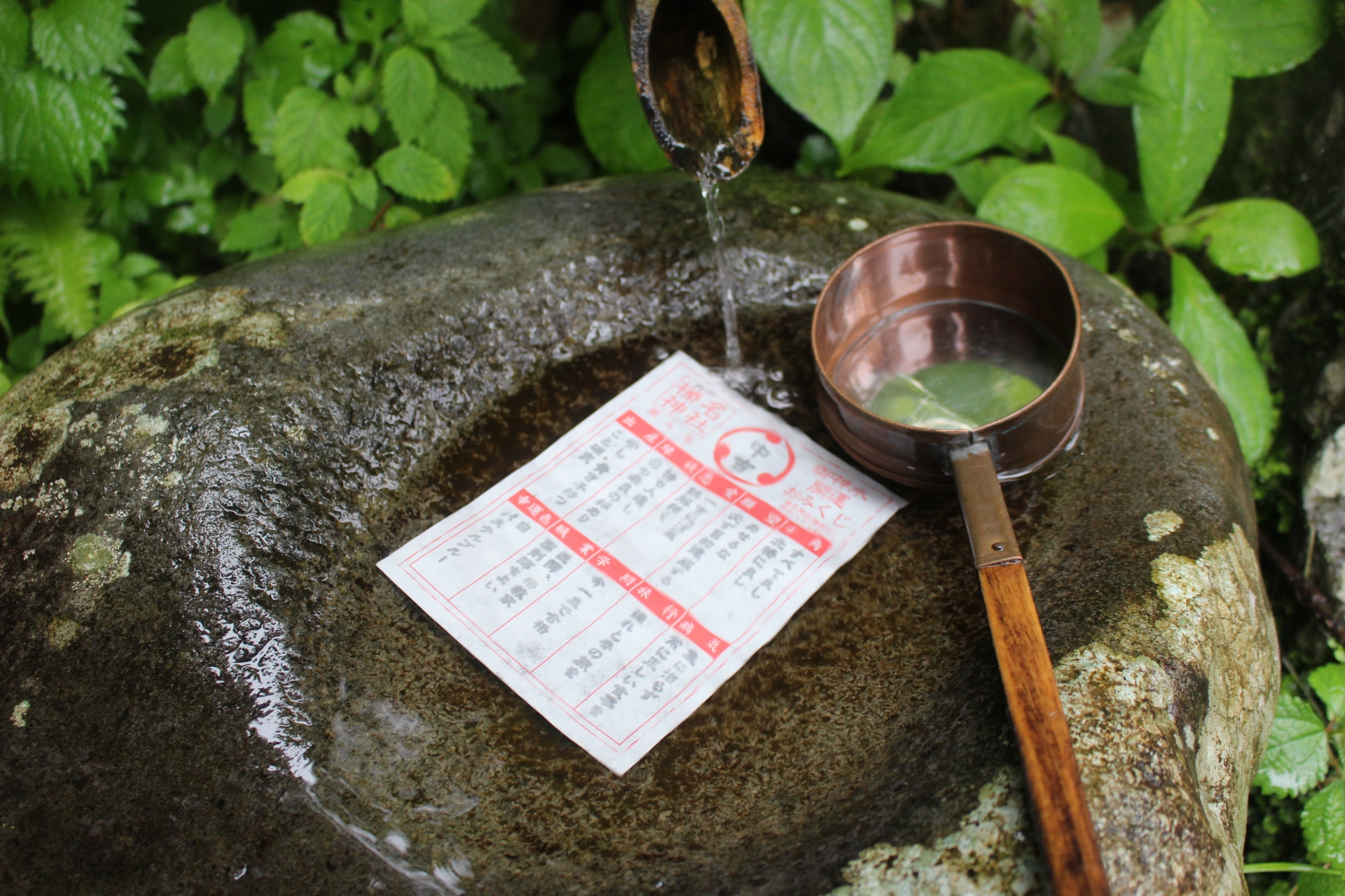 ご神水開運おみくじ
